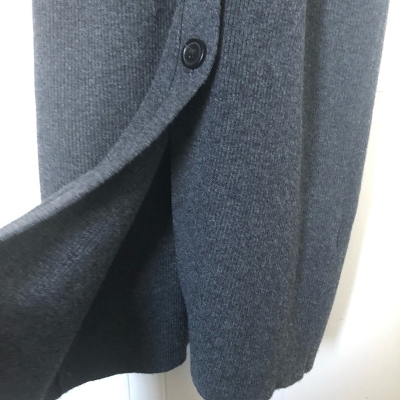 Wilfred Hariette Grey Ribbed button-down Body-hugging Dress—Merino Wool - Picture 8 of 14